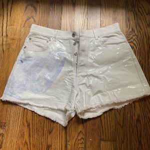 Beau Souci leather shorts